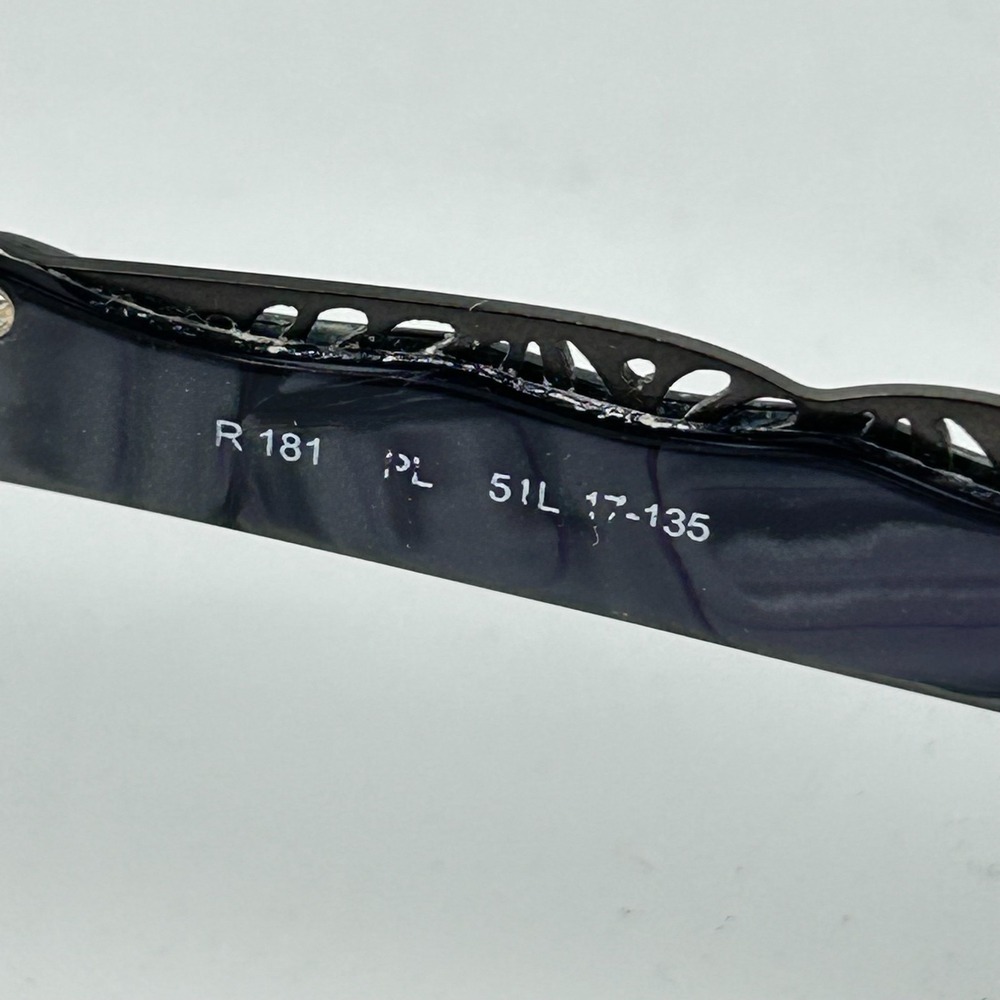 Rampage R 181‎ Unisex Eyeglasses Black & Purple Plastic Full Rim 51-17-135 mm - Picture 6 of 8